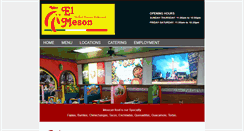 Desktop Screenshot of elmesonmexicanrestaurant.com